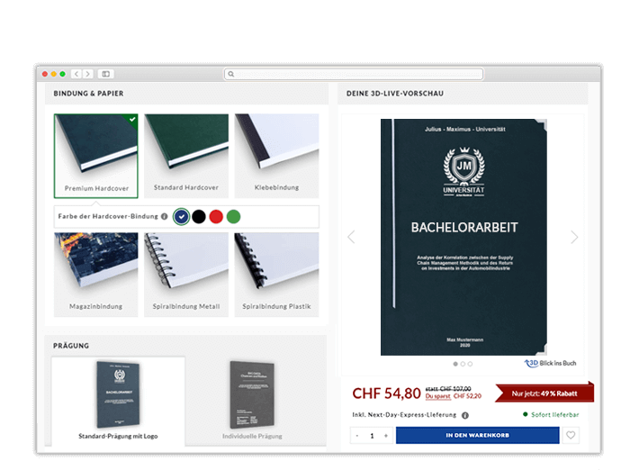Zürich Onlinedruckerei